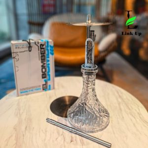 El Bomber lgla hookah with 304 stainless steel racing design for professional lounges
