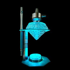 LinkUp Insights: How to optimize the user experience and airflow for the Medium Diamond Shape LED Aluminum Single Hose Hookah.
