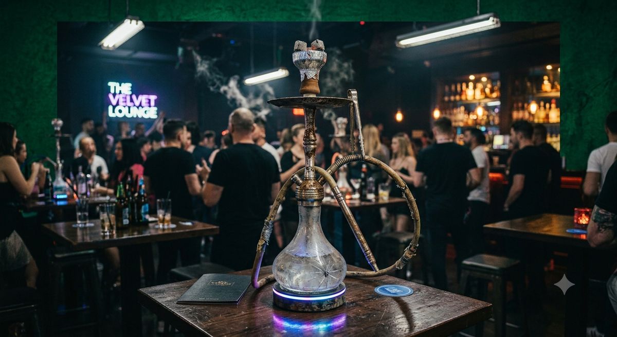 Nightclub high-wear hookah condition showing replacement cycle for heavy use