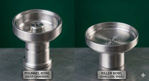 Phunnel bowl versus Killer Bowl depth and capacity comparison