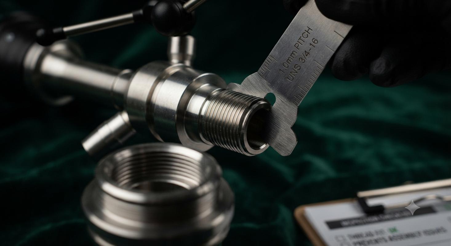 Measuring hookah stem wall thickness with digital caliper