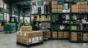 One-stop consolidated warehouse with all hookah products in single facility